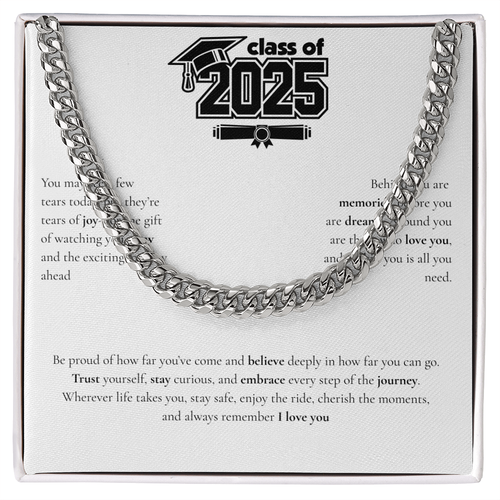 Graduation Cuban Link Chain