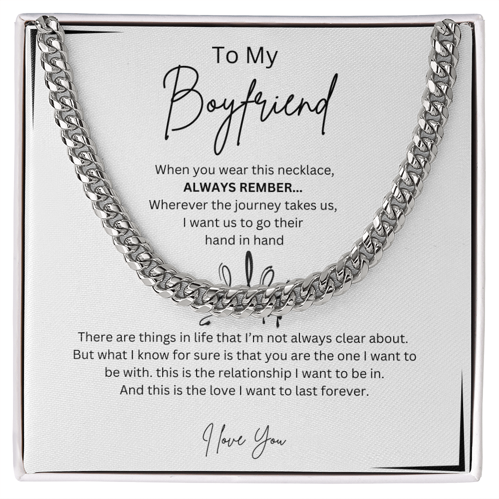 Boyfriend Cuban Link Chain