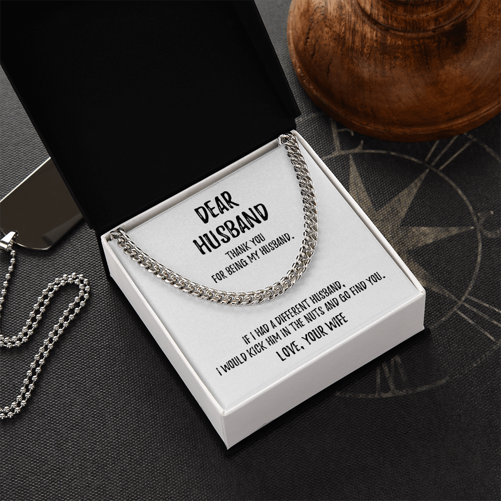 Dear Husband | Cuban Link Chain