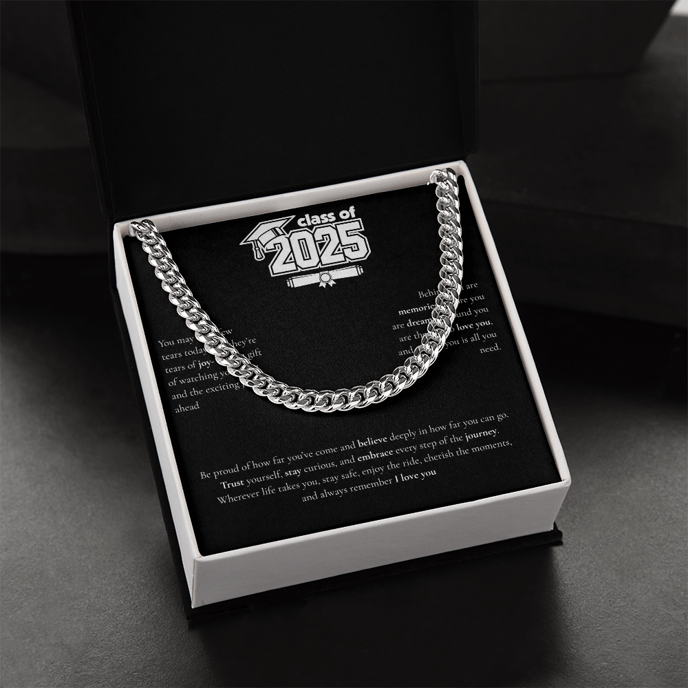 Graduation Cuban Link Chain