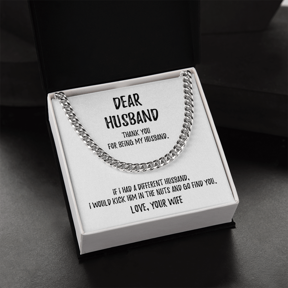 Dear Husband | Cuban Link Chain
