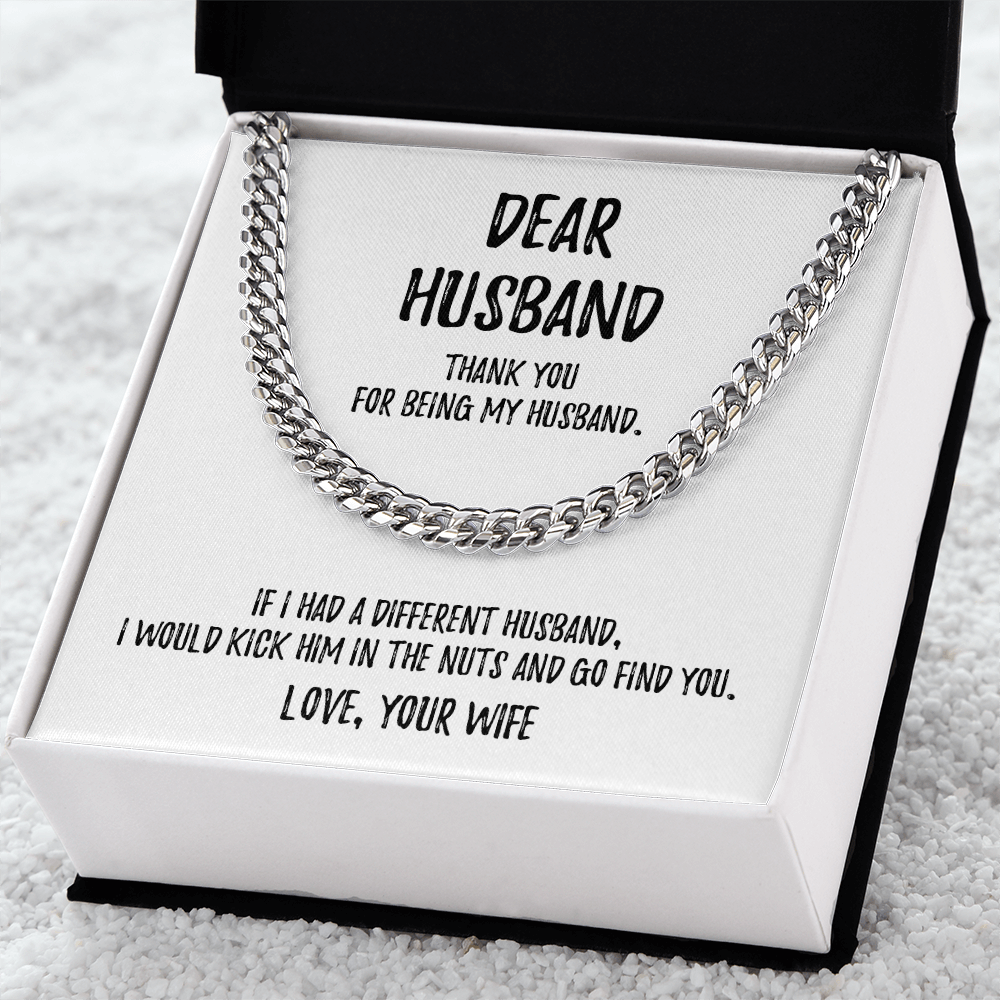 Dear Husband | Cuban Link Chain