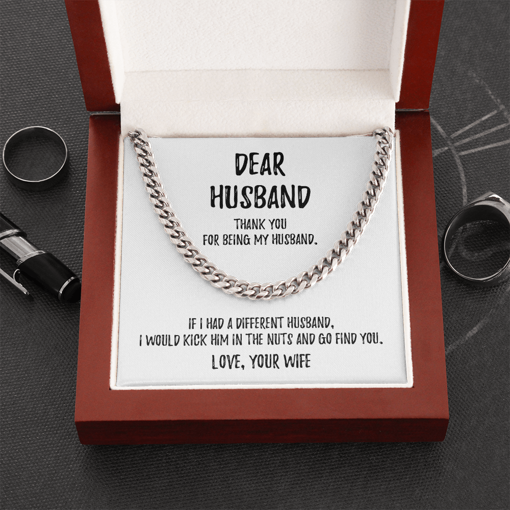 Dear Husband | Cuban Link Chain