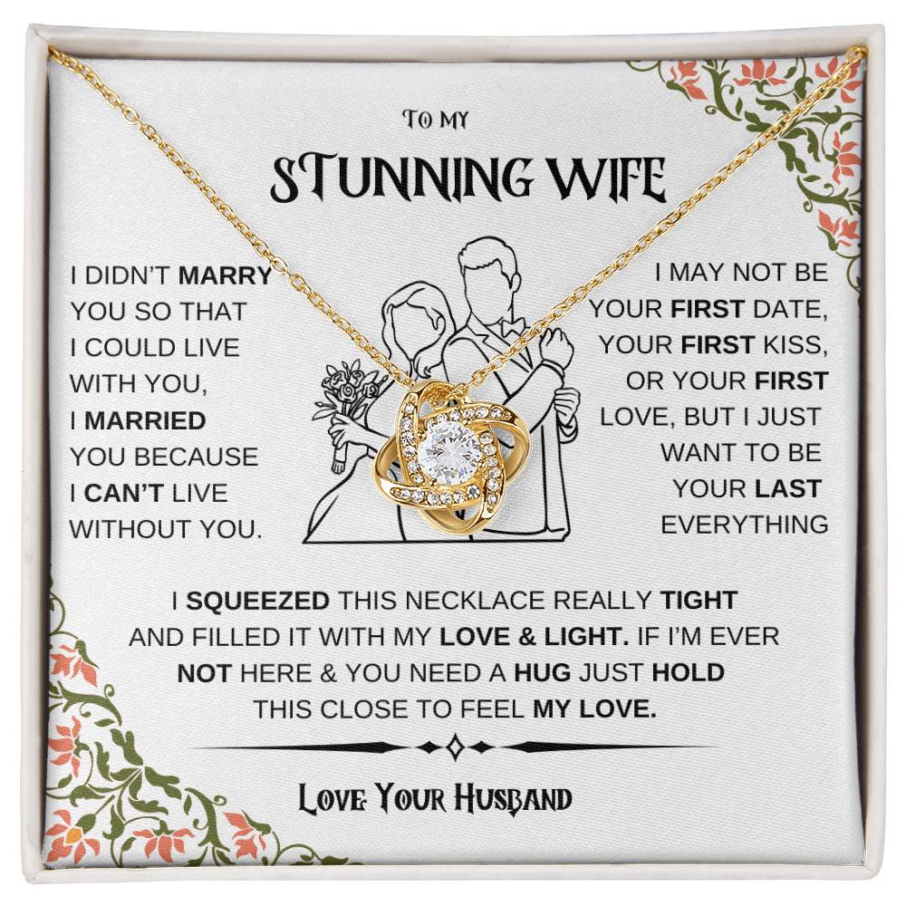Wife Love Knot Necklace