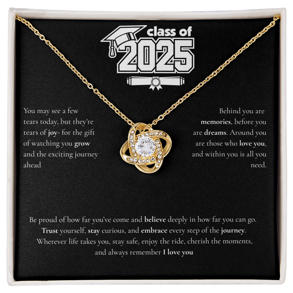 Graduation Love Knot Necklace