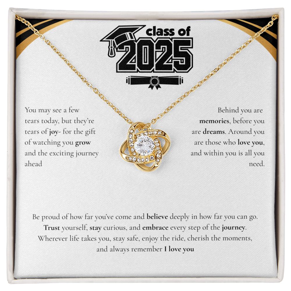 Graduation Love Knot Necklace