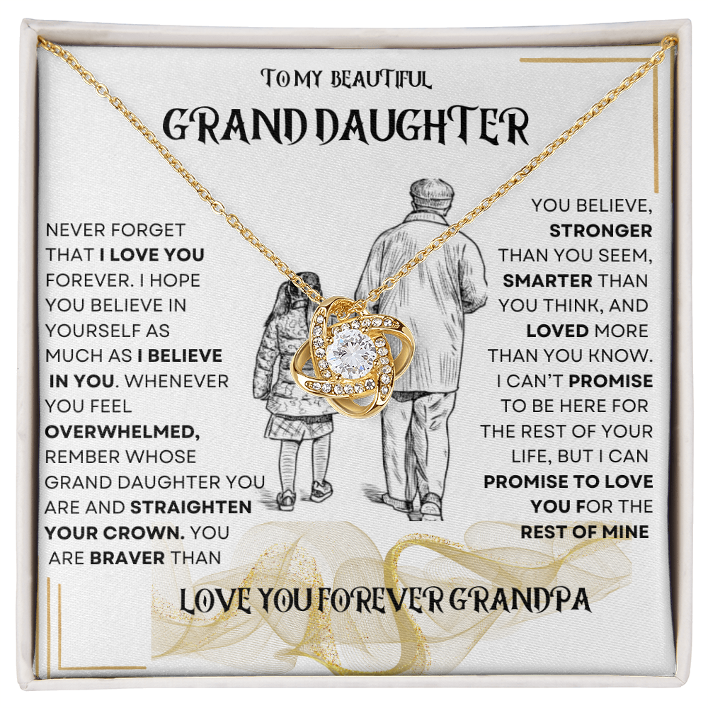 GrandDaughter Love Knot Necklace