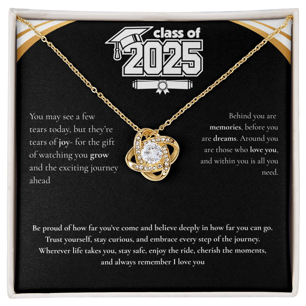 Graduation Love Knot Necklace