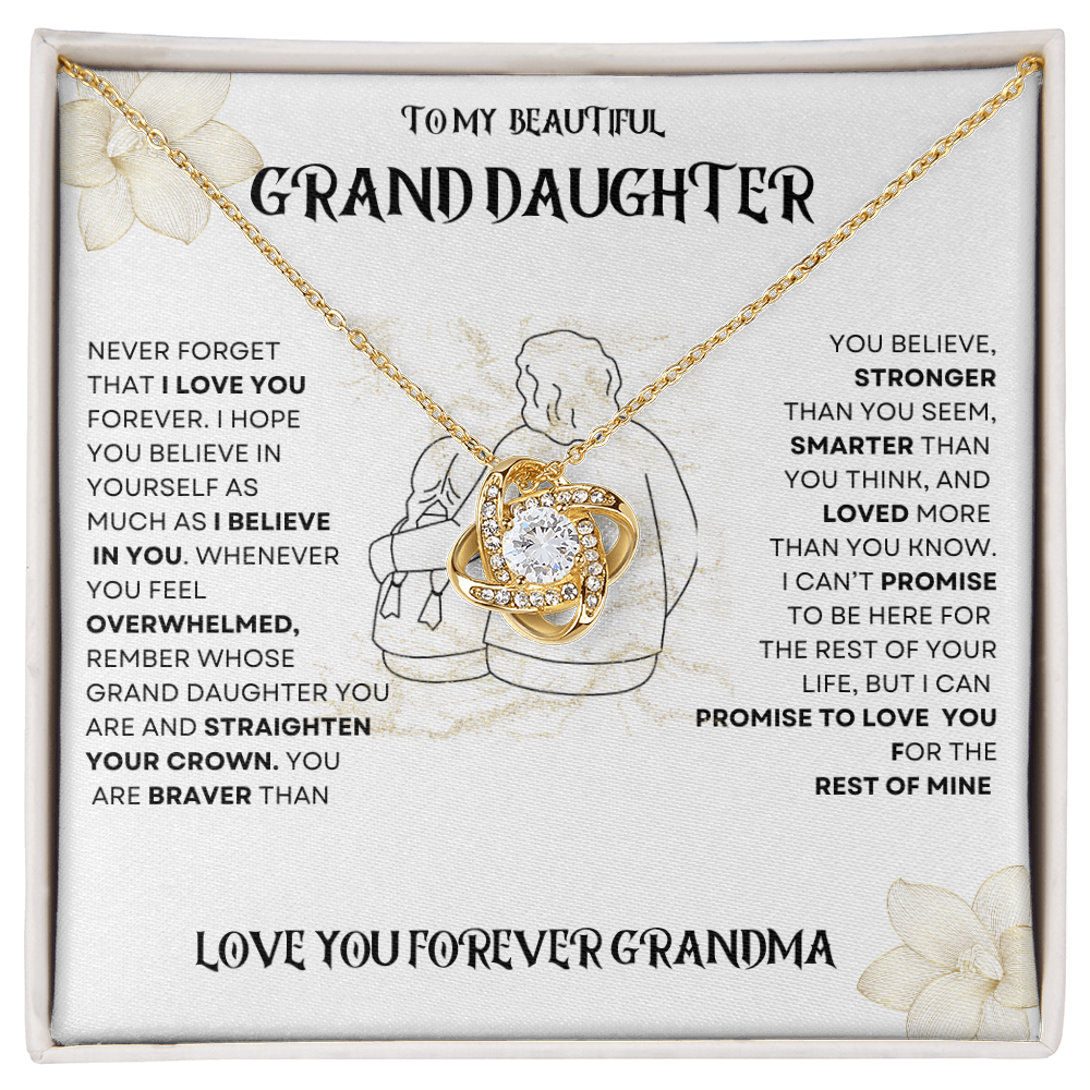GrandDaughter Love Knot Necklace
