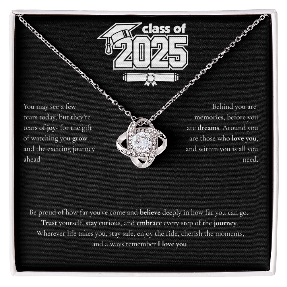 Graduation Love Knot Necklace