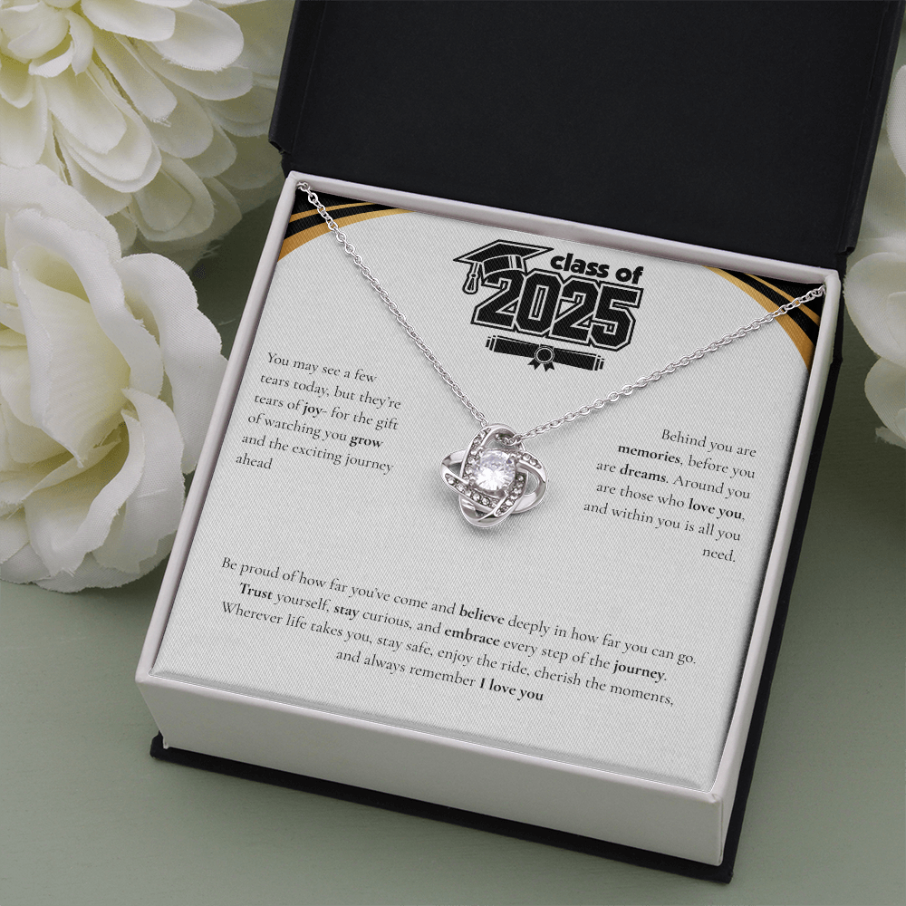 Graduation Love Knot Necklace