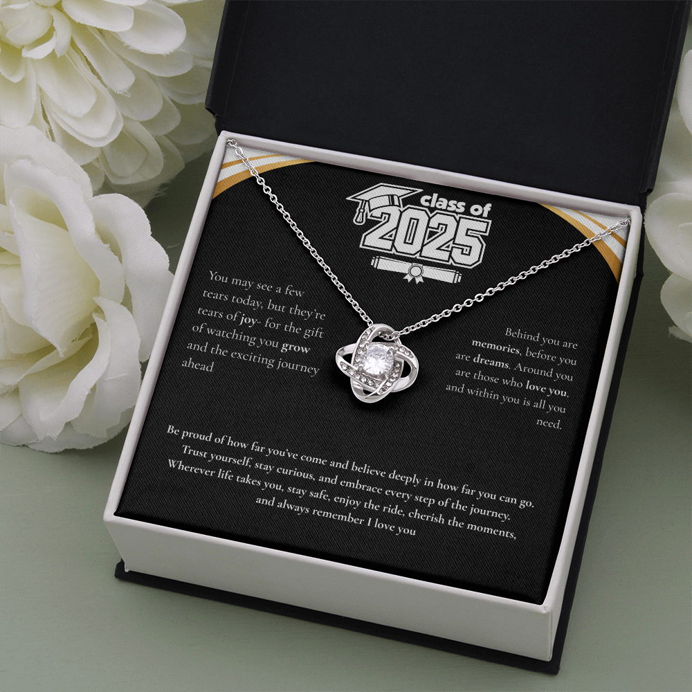 Graduation Love Knot Necklace