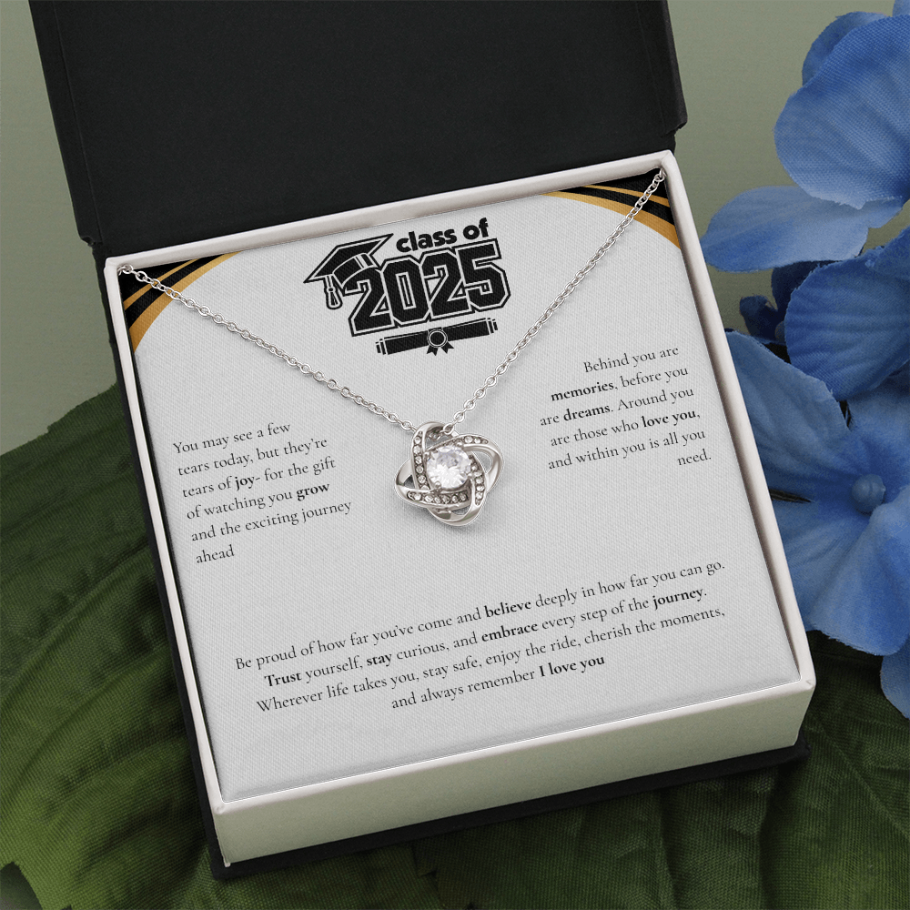 Graduation Love Knot Necklace