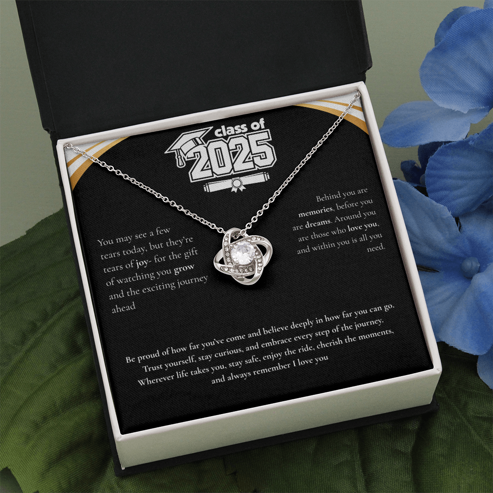 Graduation Love Knot Necklace