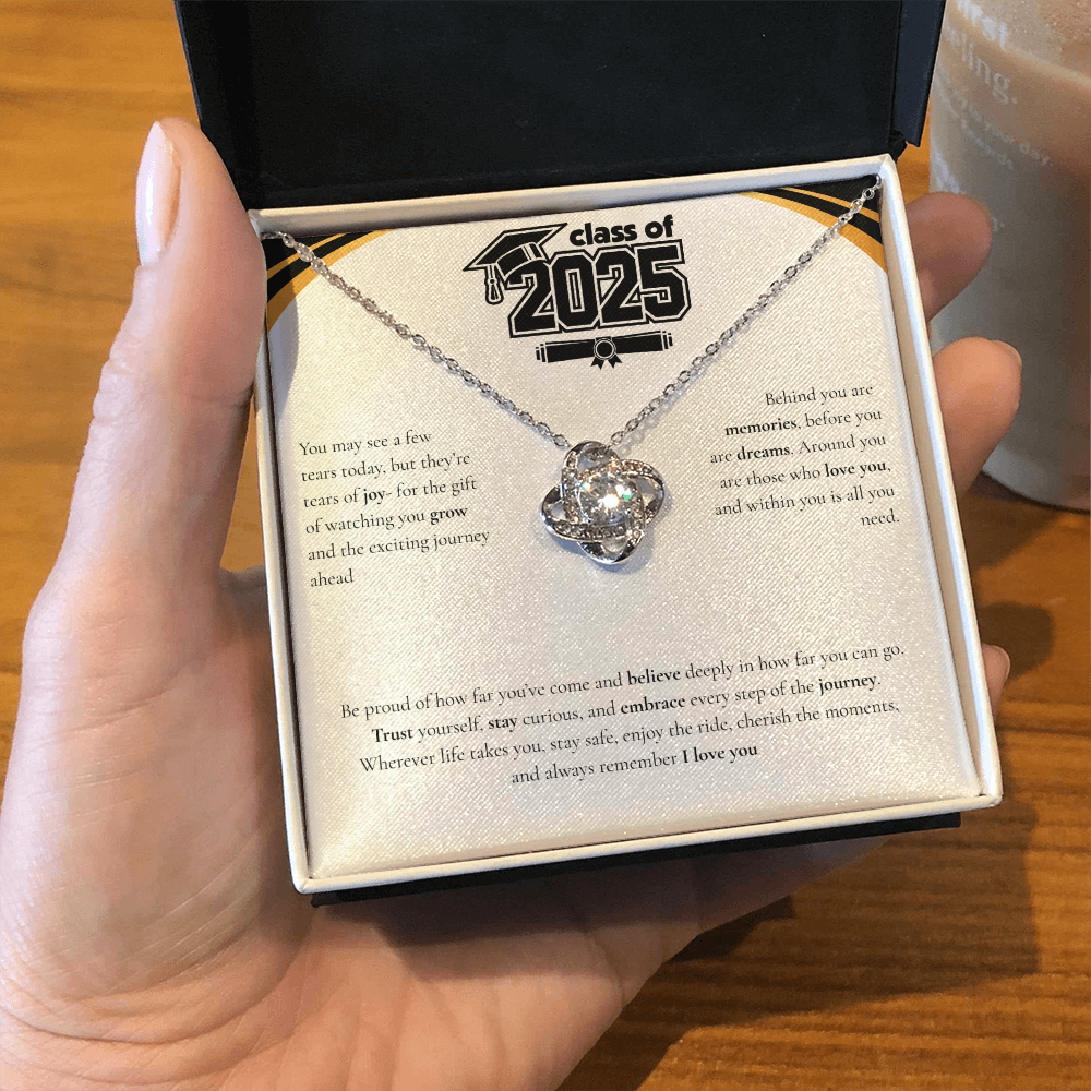 Graduation Love Knot Necklace