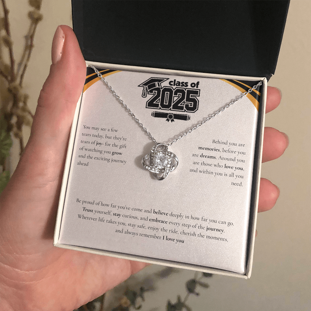 Graduation Love Knot Necklace