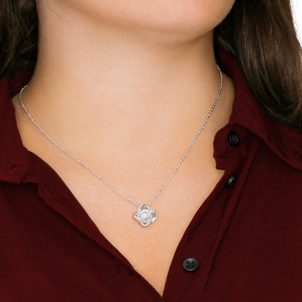 Graduation Love Knot Necklace