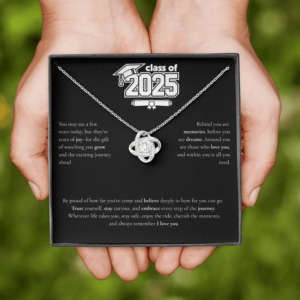 Graduation Love Knot Necklace