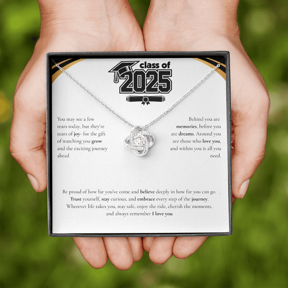 Graduation Love Knot Necklace