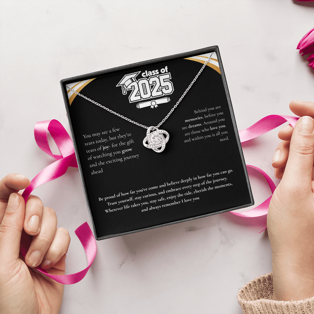 Graduation Love Knot Necklace