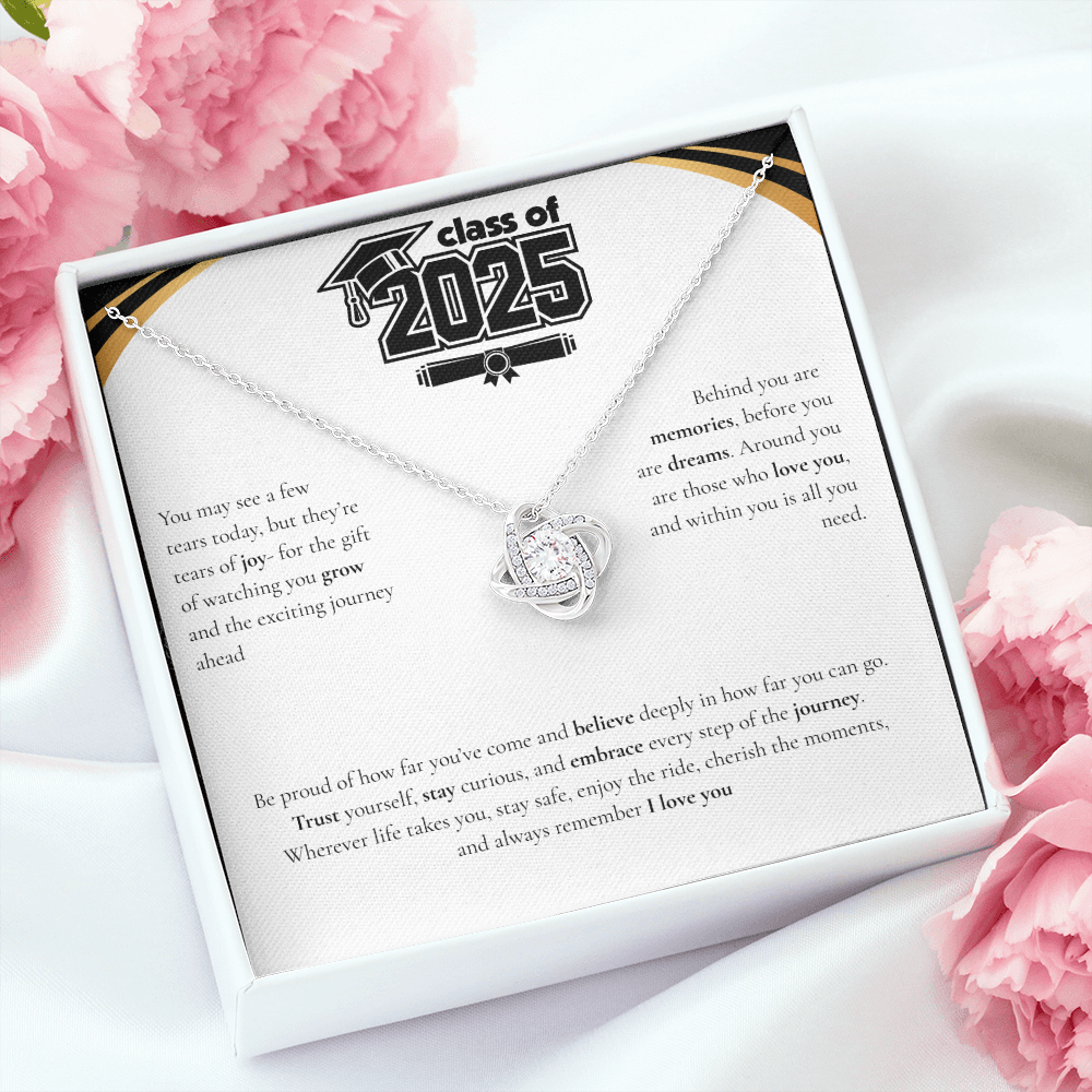 Graduation Love Knot Necklace