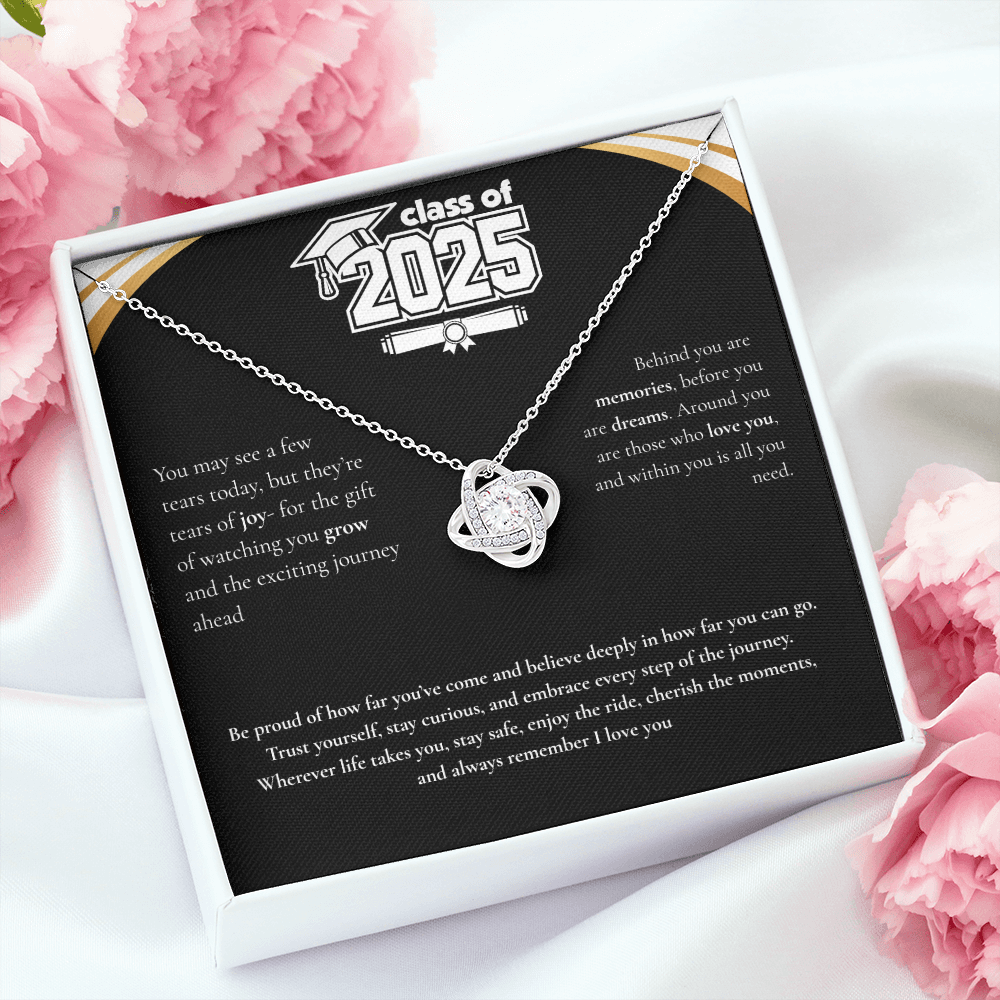 Graduation Love Knot Necklace