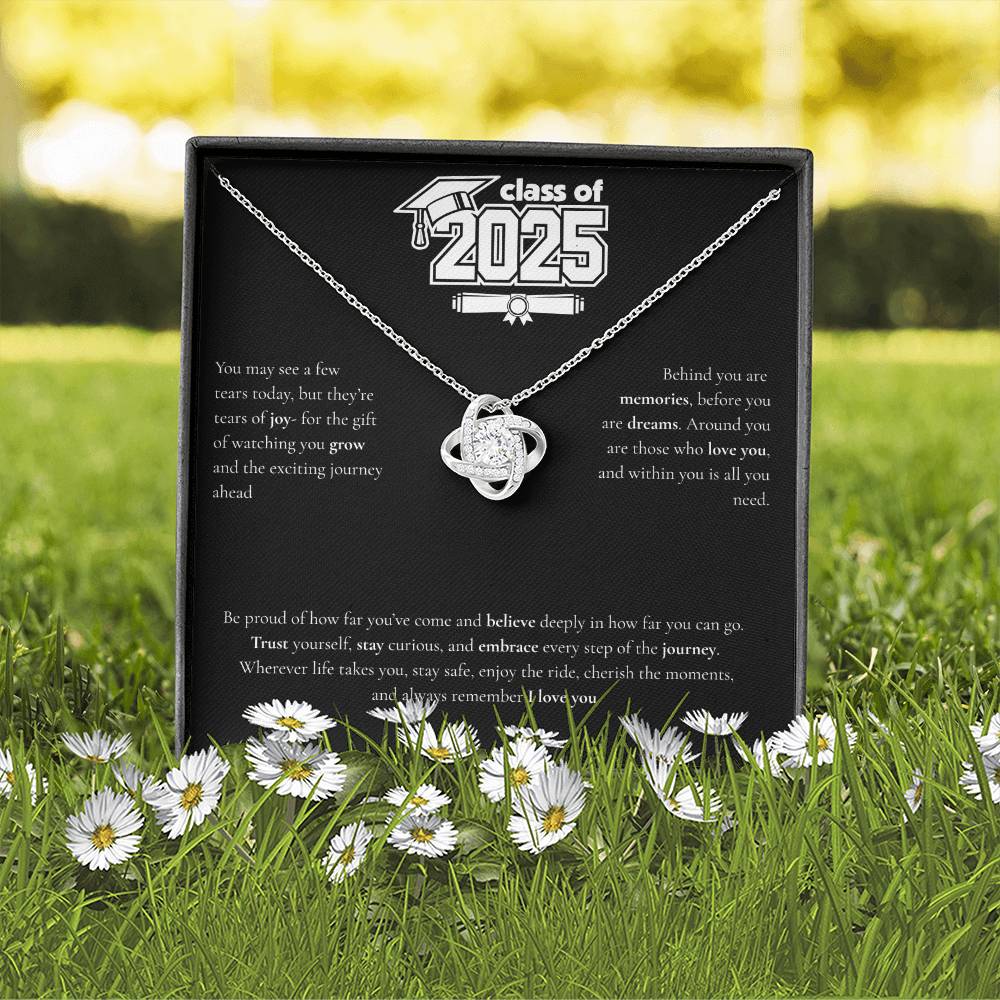 Graduation Love Knot Necklace