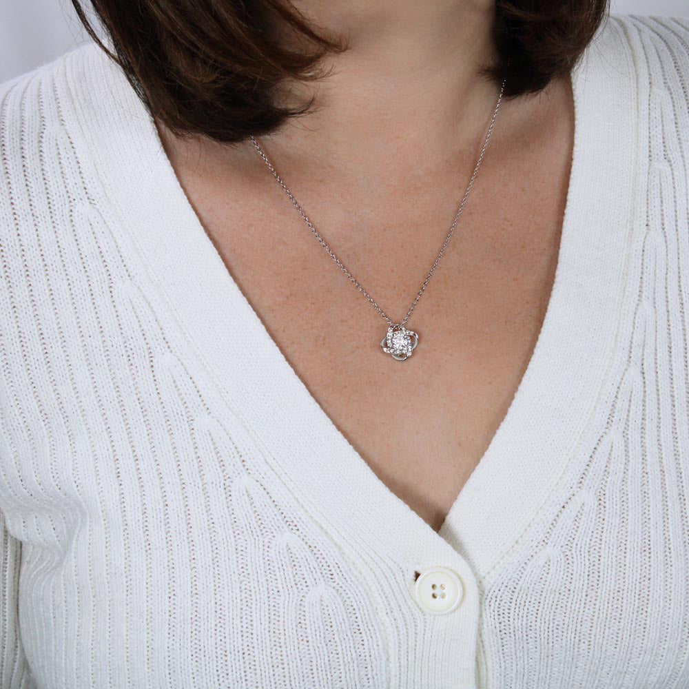 Graduation Love Knot Necklace