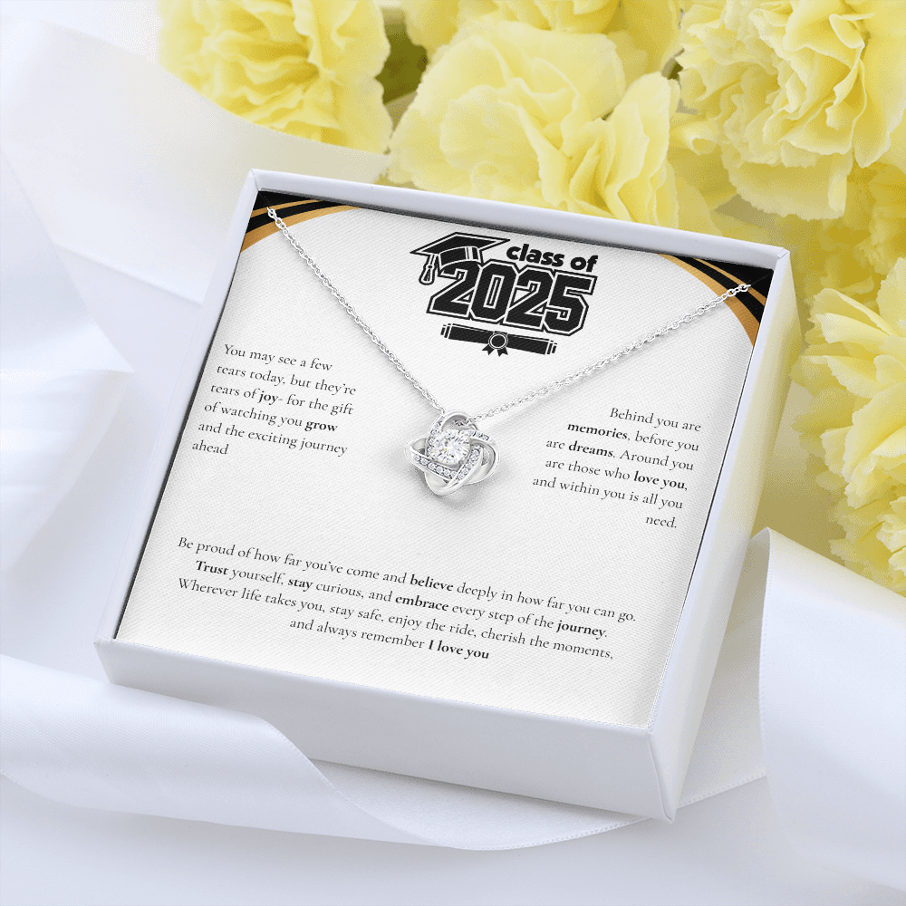 Graduation Love Knot Necklace