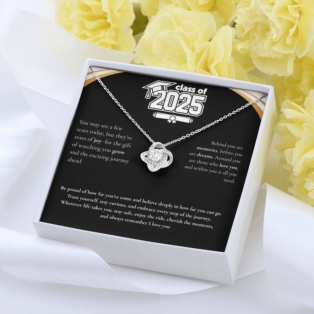 Graduation Love Knot Necklace