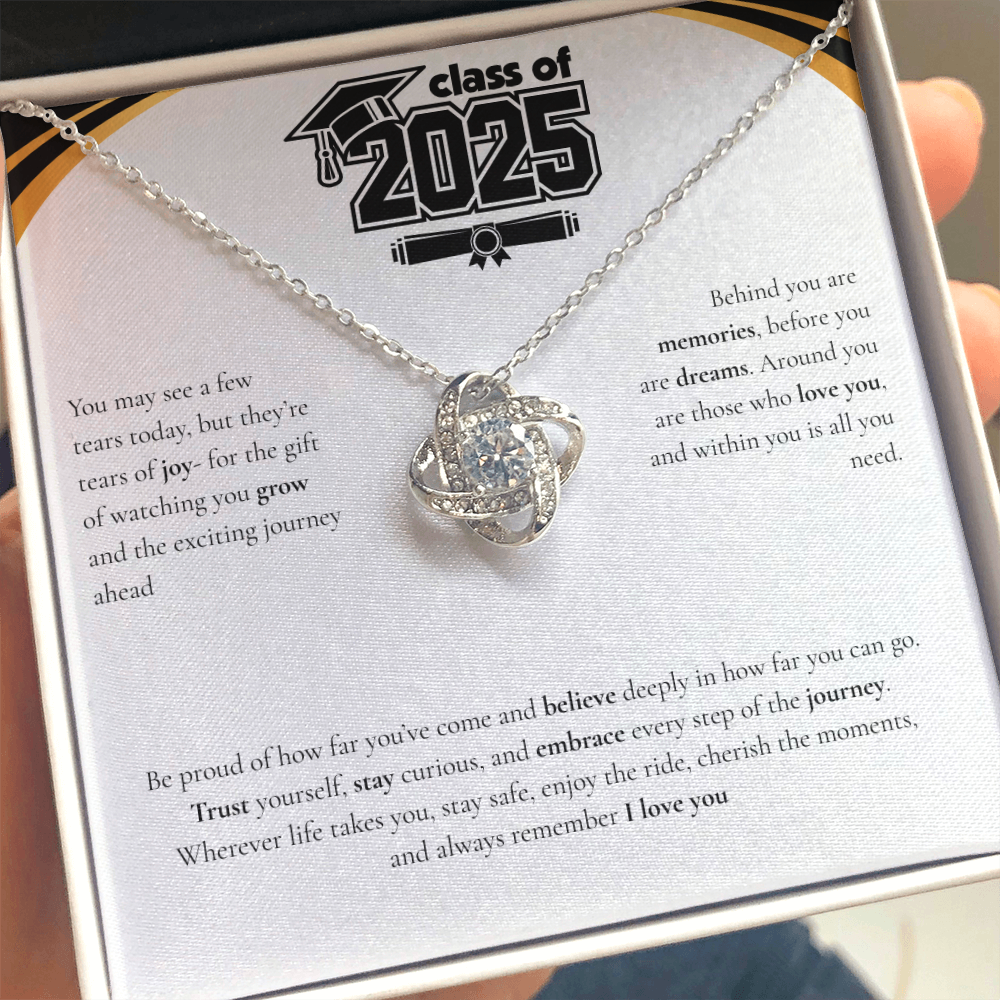 Graduation Love Knot Necklace