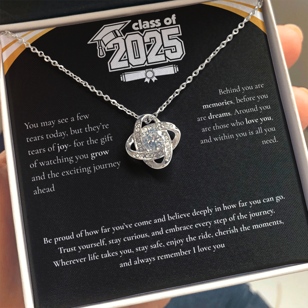 Graduation Love Knot Necklace