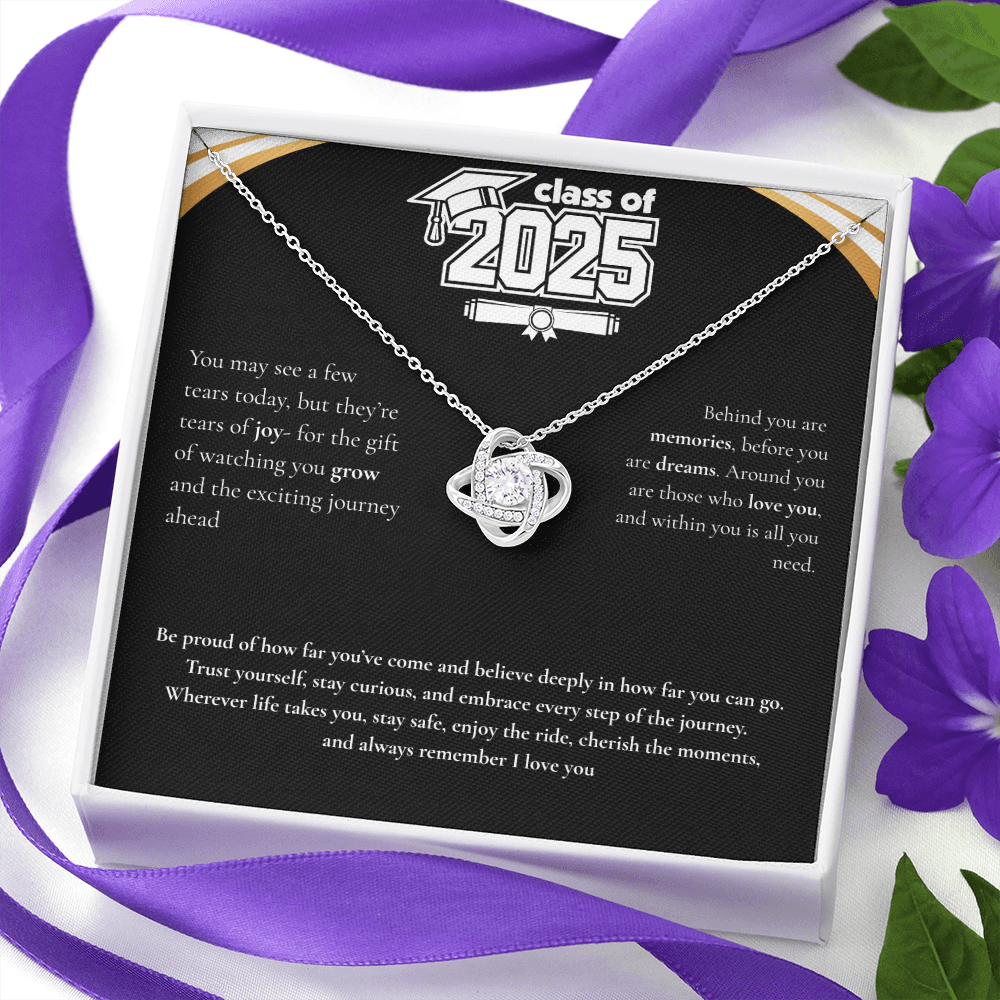 Graduation Love Knot Necklace