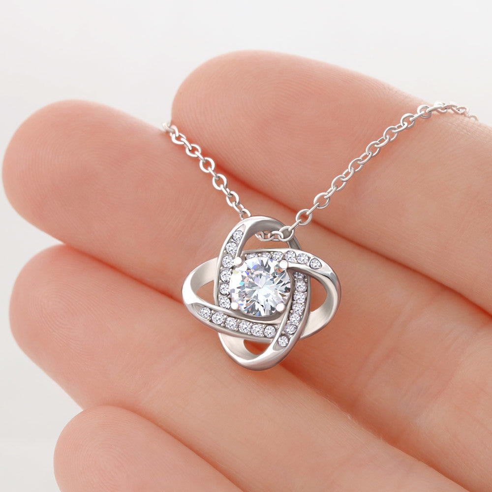 Graduation Love Knot Necklace