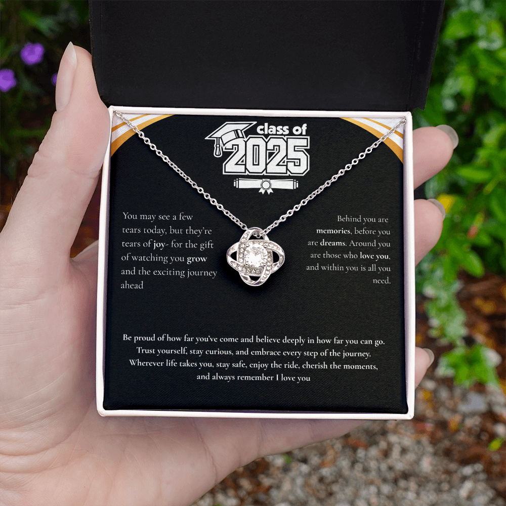 Graduation Love Knot Necklace