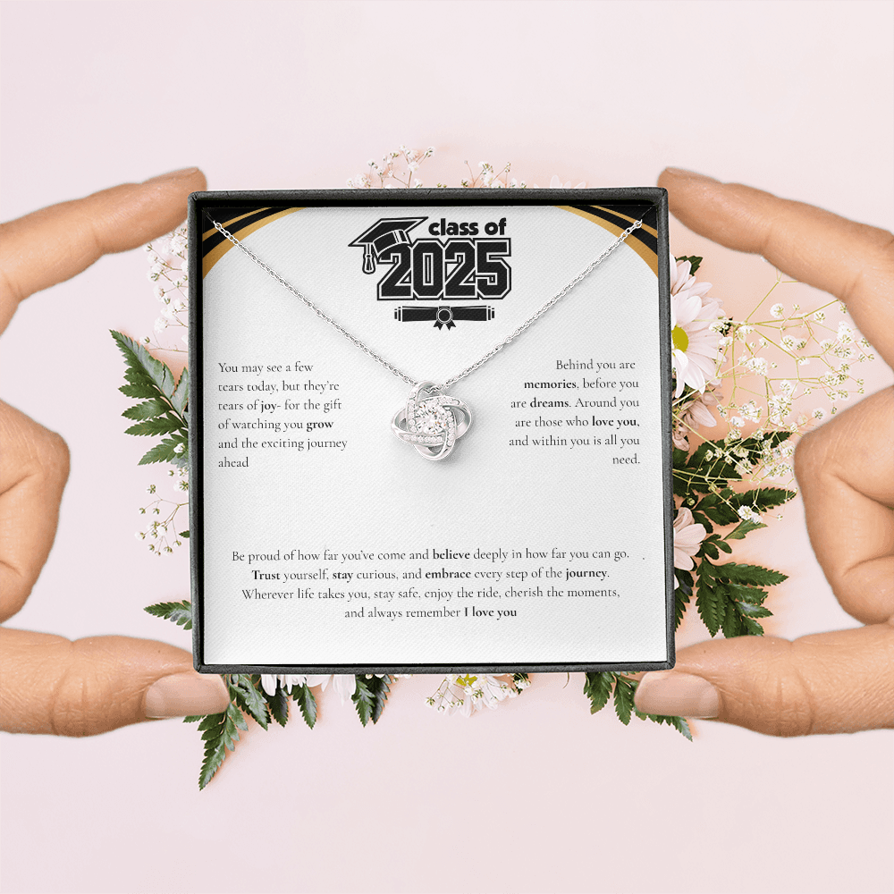 Graduation Love Knot Necklace