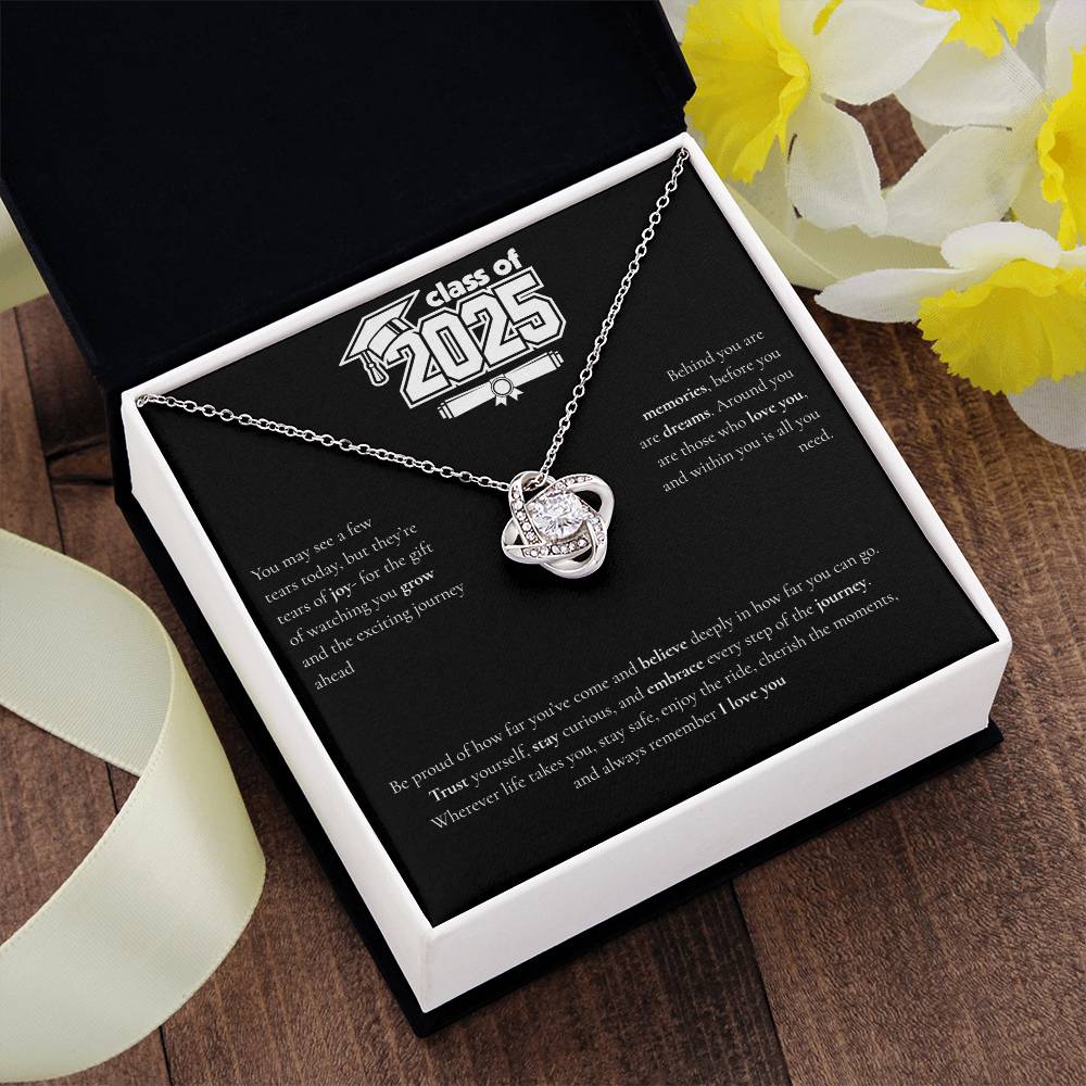 Graduation Love Knot Necklace