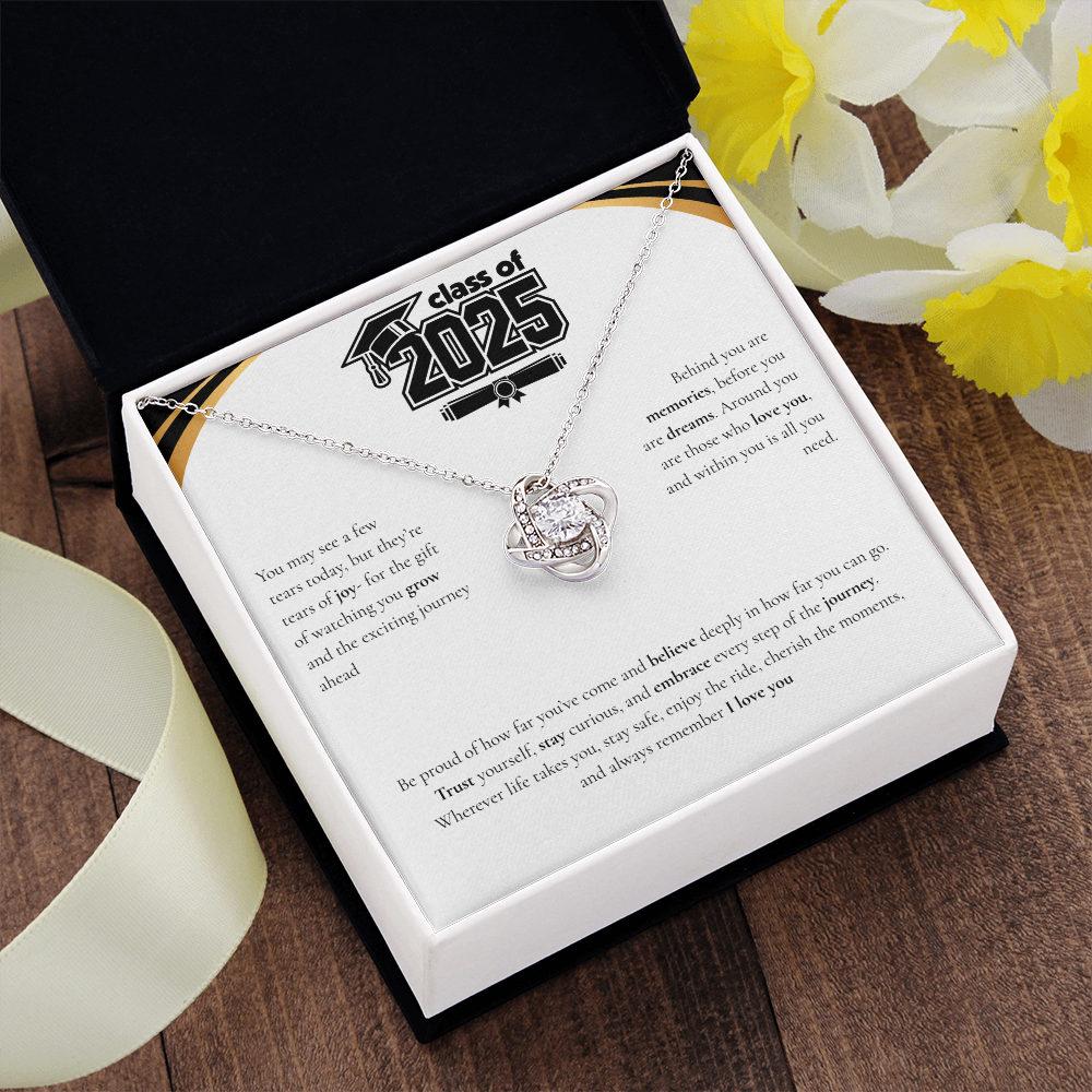 Graduation Love Knot Necklace
