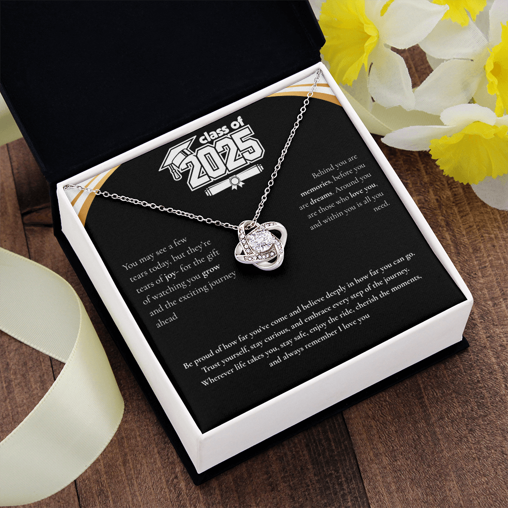 Graduation Love Knot Necklace