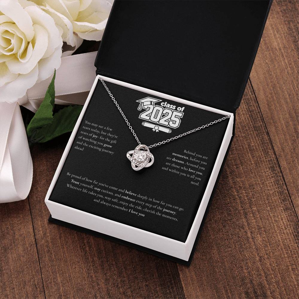 Graduation Love Knot Necklace