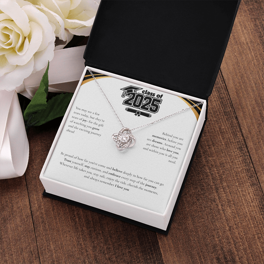 Graduation Love Knot Necklace