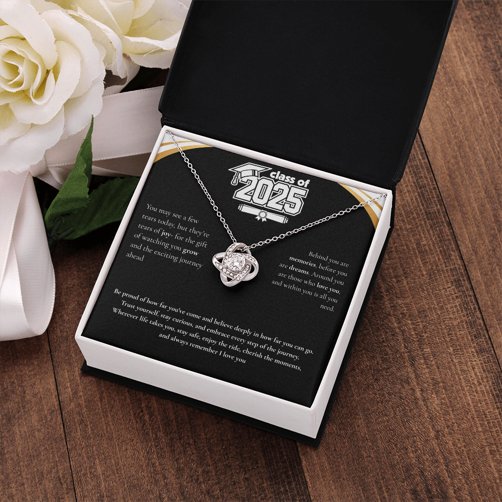 Graduation Love Knot Necklace