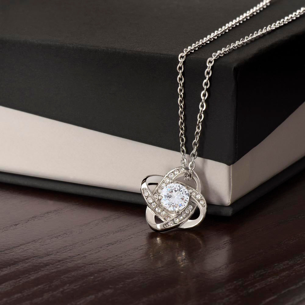 Graduation Love Knot Necklace