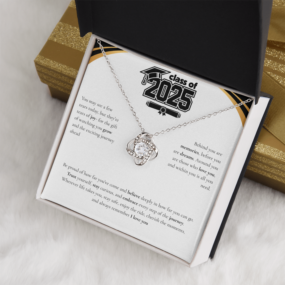 Graduation Love Knot Necklace