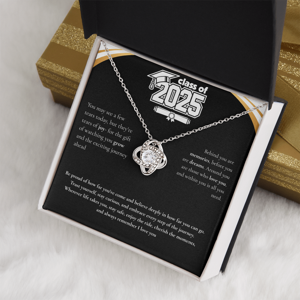 Graduation Love Knot Necklace