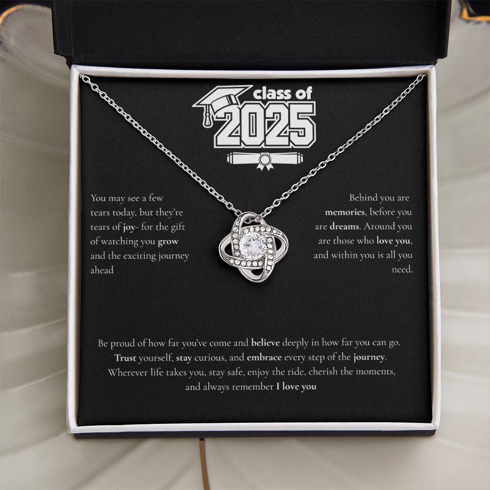 Graduation Love Knot Necklace