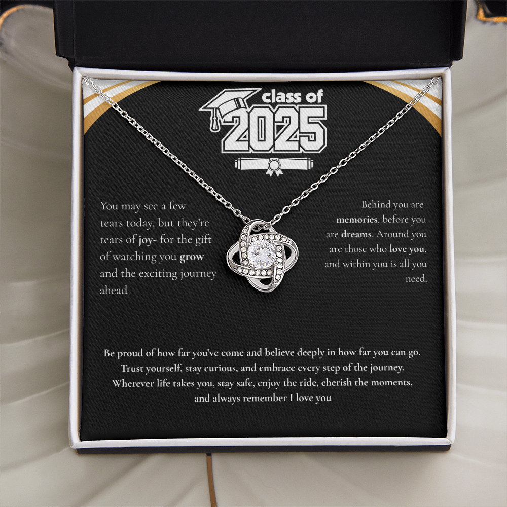 Graduation Love Knot Necklace