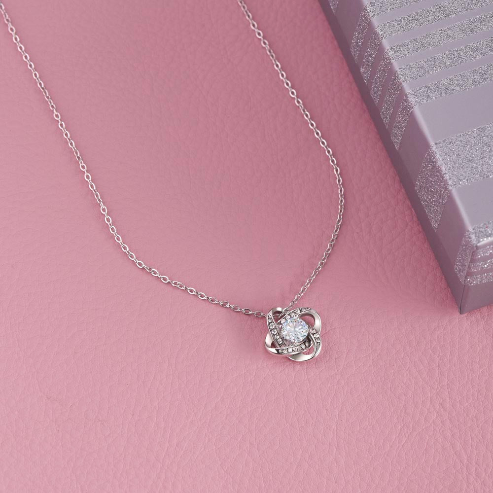 Graduation Love Knot Necklace