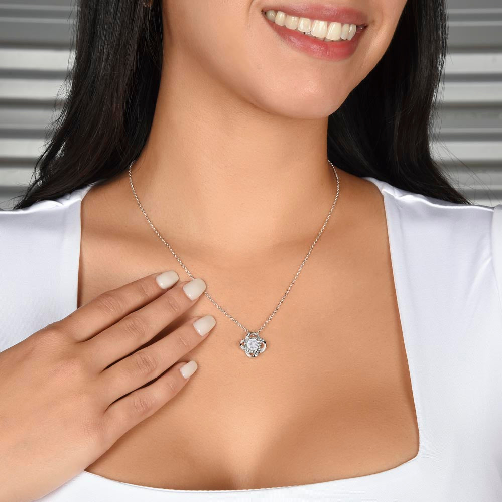Graduation Love Knot Necklace