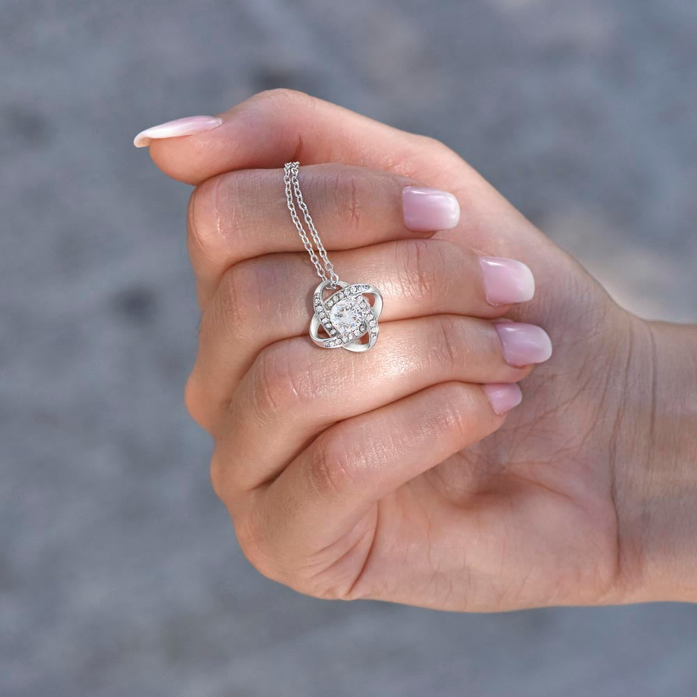 Graduation Love Knot Necklace